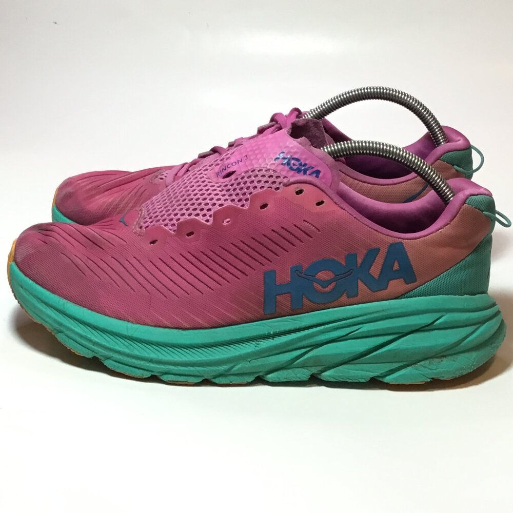 Hoka One One Womens Rincon 3 1119396 PPAT Pink Running Shoes Sneakers Size 10.5B
